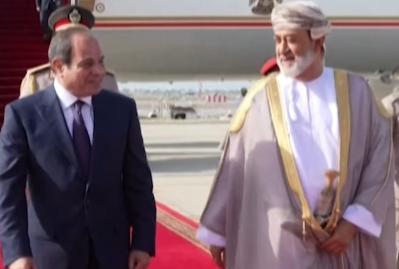 HM Sultan of Oman, Egyptian President discuss regional developments